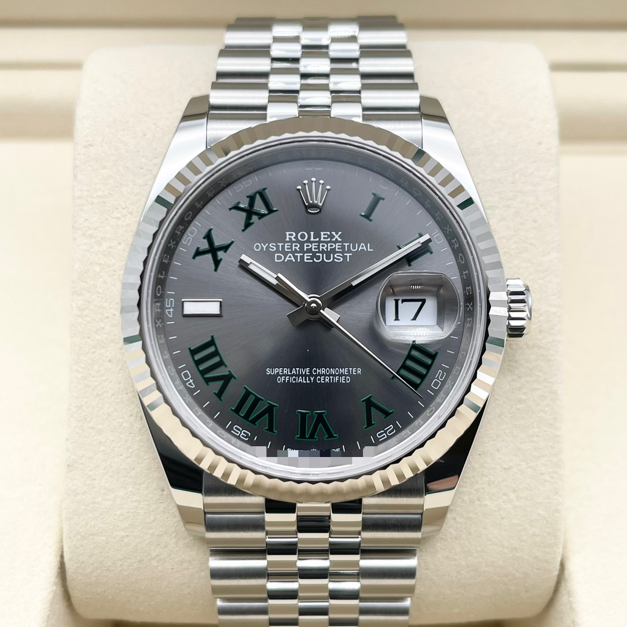 ロレックス デイトジャスト 126234 スレートローマン ジュビリーブレス 36mm