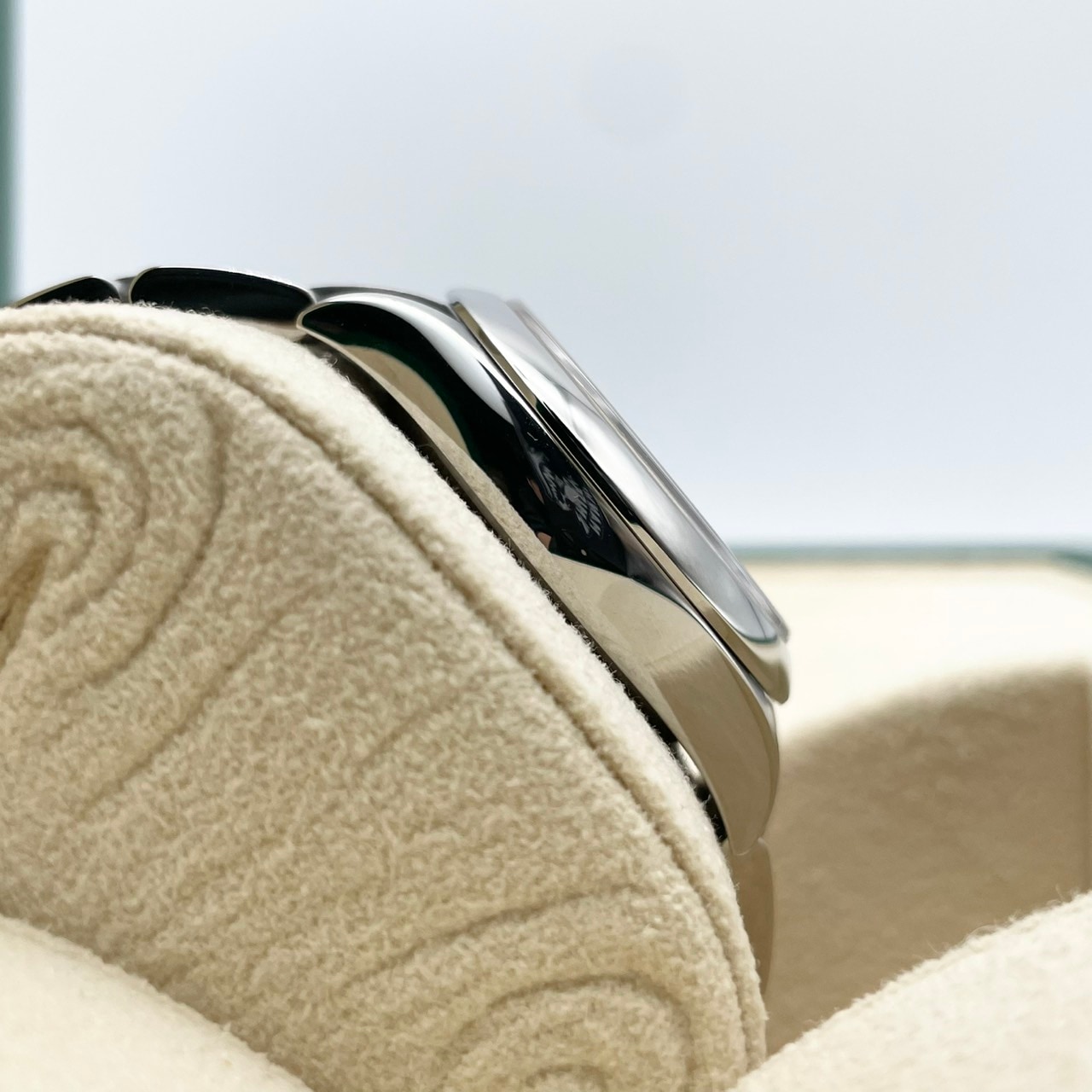 ロレックス オイスターパーペチュアル 27720 グリーン ステンレスチール 31mm