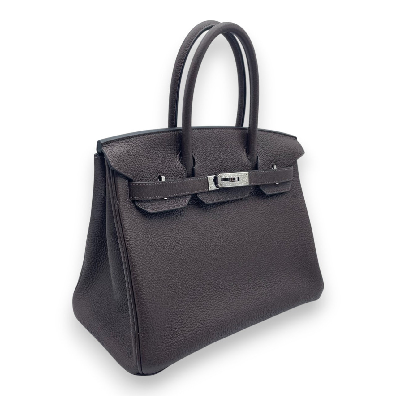 エルメス バーキン 30 ショコラ トゴ シルバー金具 D刻印