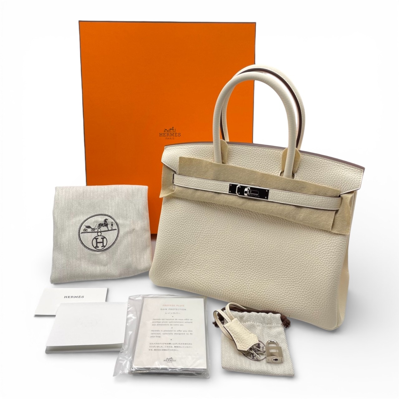 エルメス バーキン 30 ナタ トゴ シルバー金具 Z刻印 - ブランド品専門