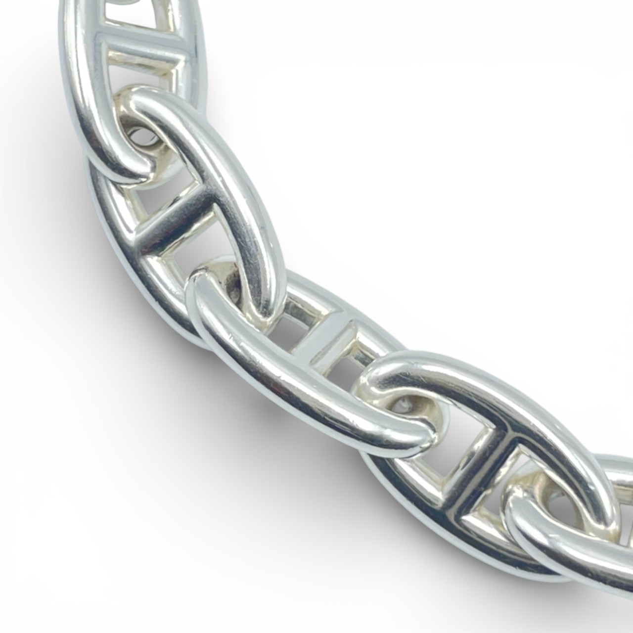 エルメス シェーヌ・ダンクル ブレスレット GM シルバー925 13コマ