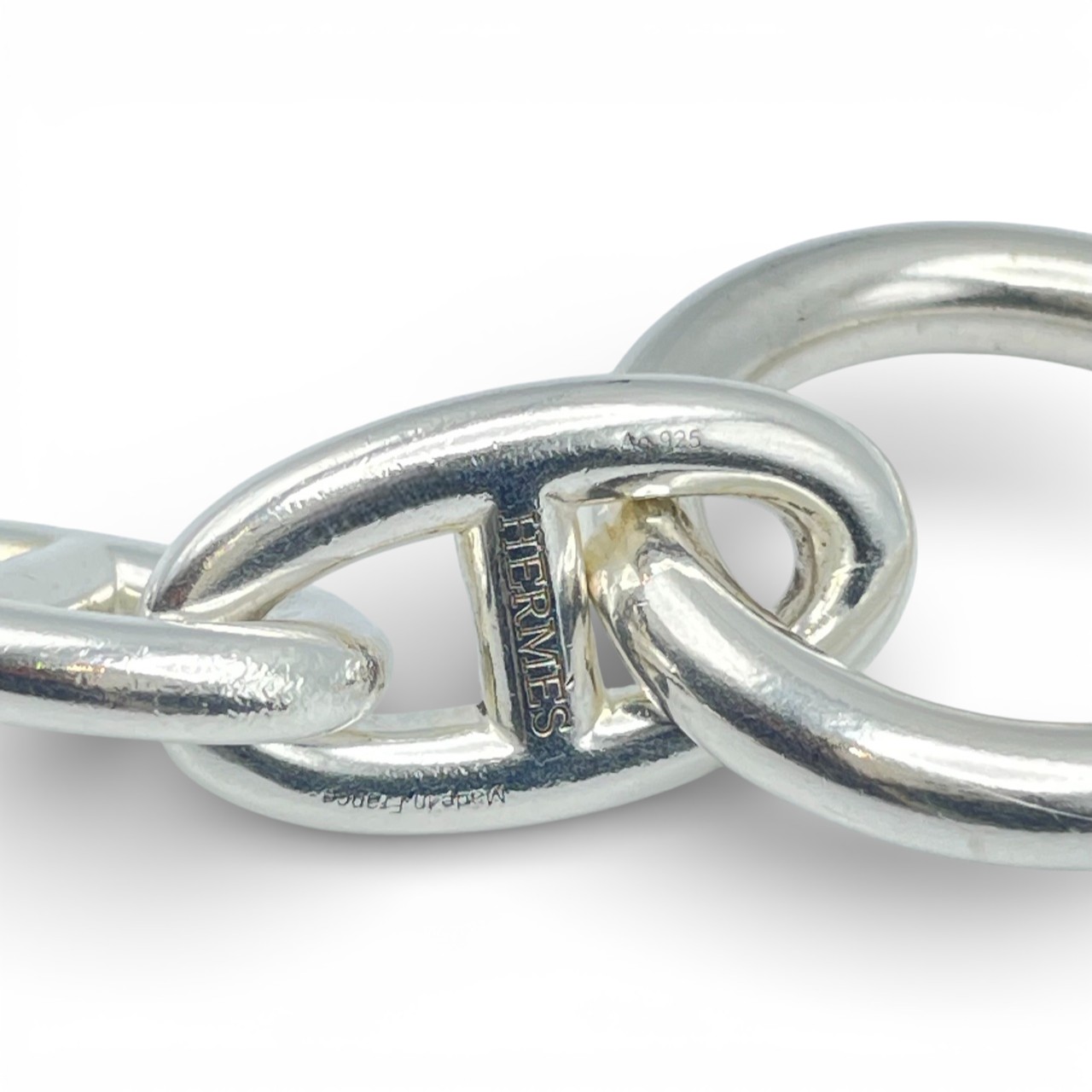 エルメス シェーヌ・ダンクル ブレスレット GM シルバー925 13コマ