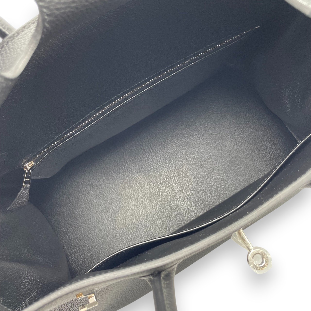 エルメス バーキン 35 ノワール トゴ シルバー金具 B刻印