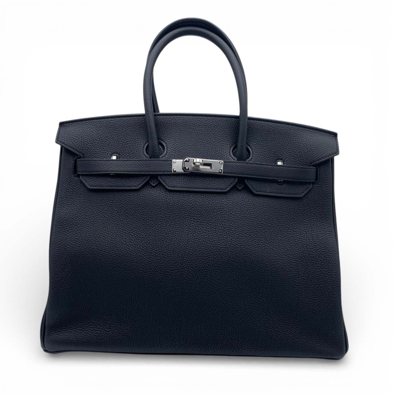 エルメス バーキン 35 ノワール トゴ シルバー金具 W刻印