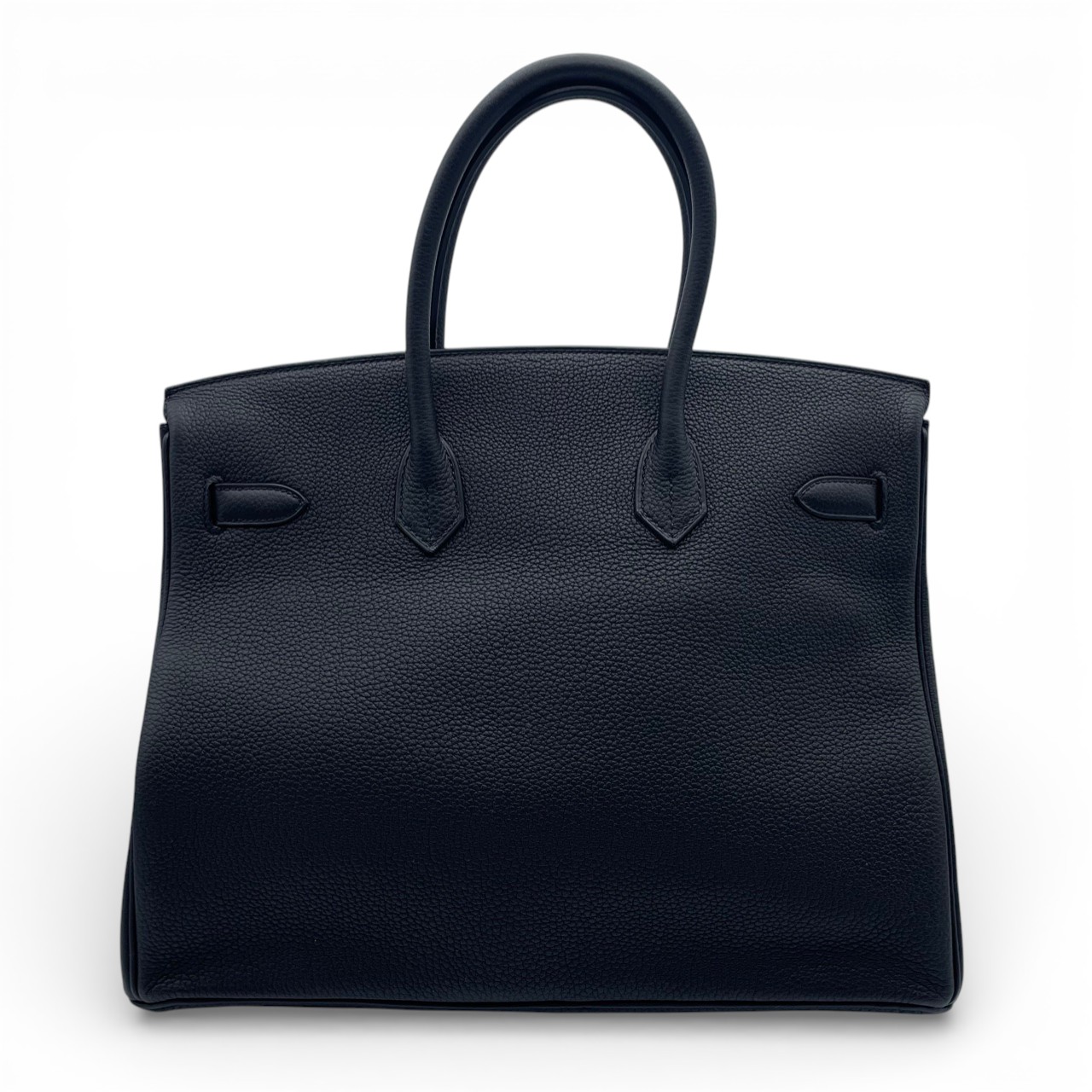 エルメス バーキン 35 ノワール トゴ シルバー金具 W刻印