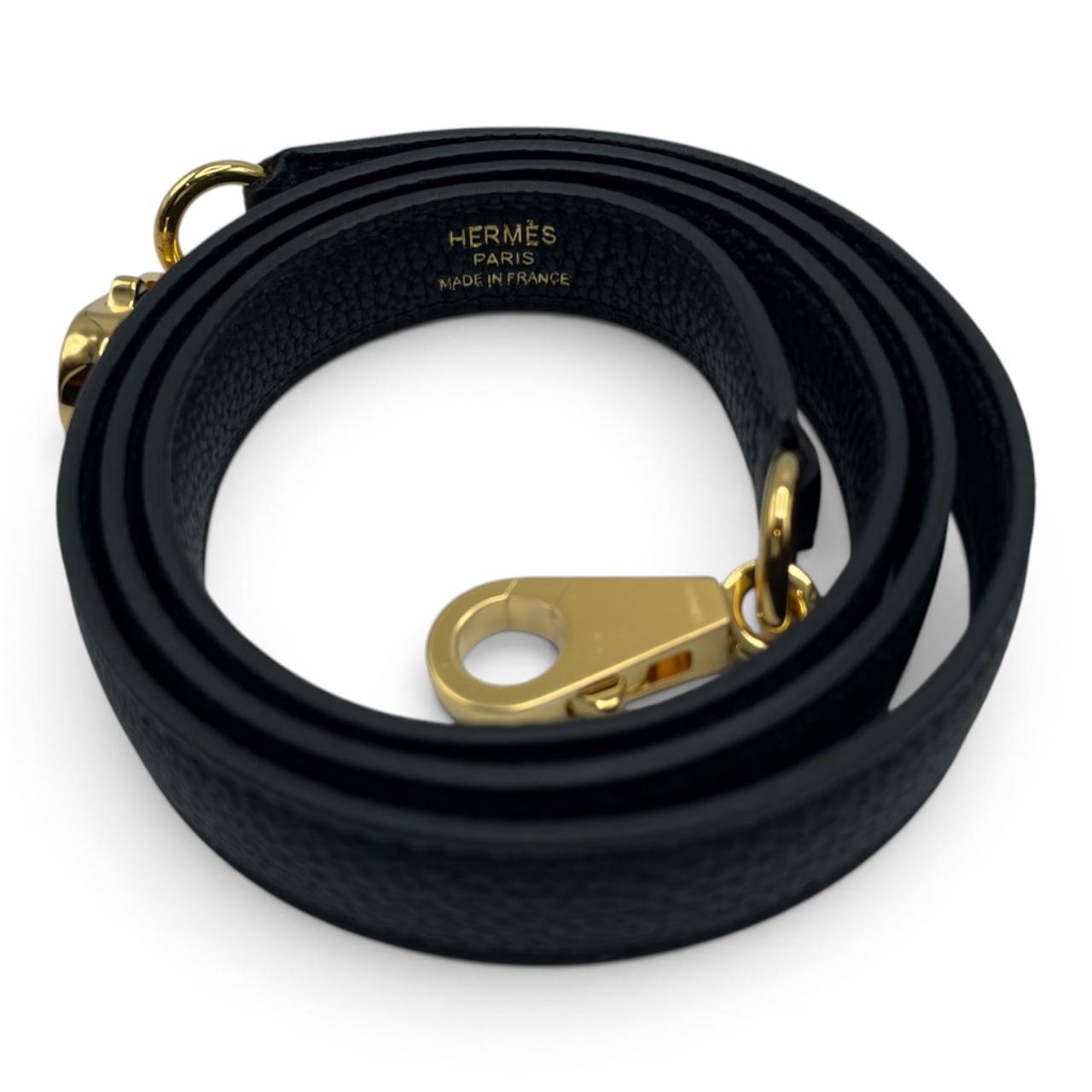 エルメス ケリー 25 ノワール トゴ ゴールド金具 G刻印 - ブランド品