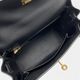エルメス ケリー 25 ノワール トゴ ゴールド金具 G刻印