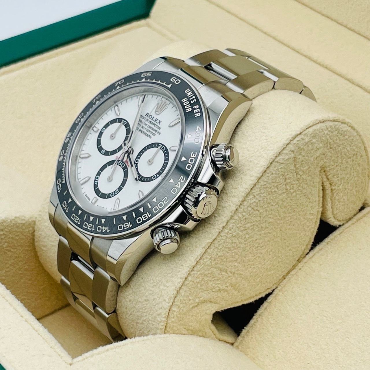ロレックス デイトナ 126500LN ホワイト 40mm ステンレススチール 