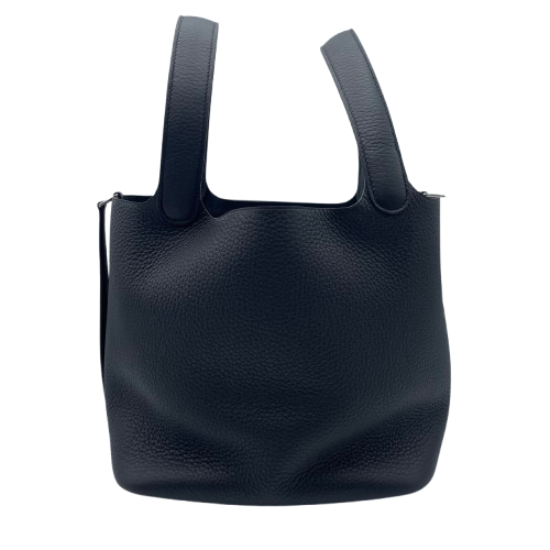 エルメス ピコタンロック MM ノワール トリヨンクレマンス シルバー金具 W刻印