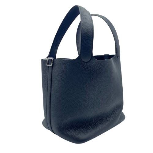 エルメス ピコタンロック MM ノワール トリヨンクレマンス シルバー金具 W刻印