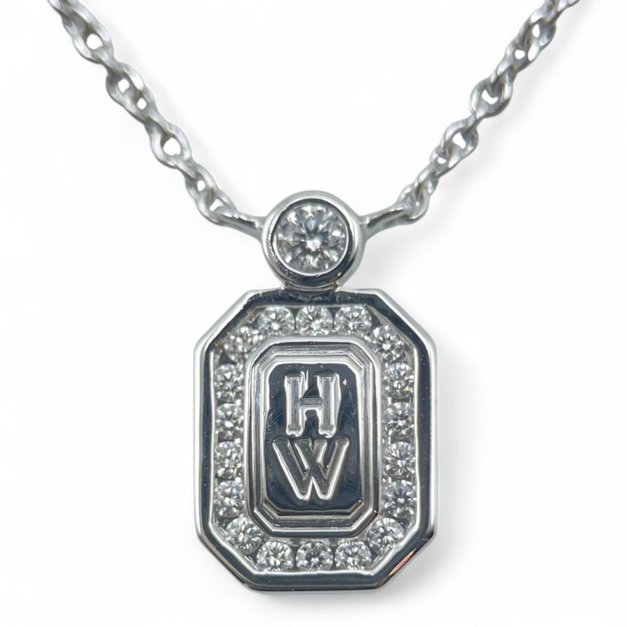 ハリーウィンストン HWロゴ ザリウム ユニセックス 男女 ネックレス ハリーウィンストン HWロゴ ザリウム ユニセックス 男女 ネックレス