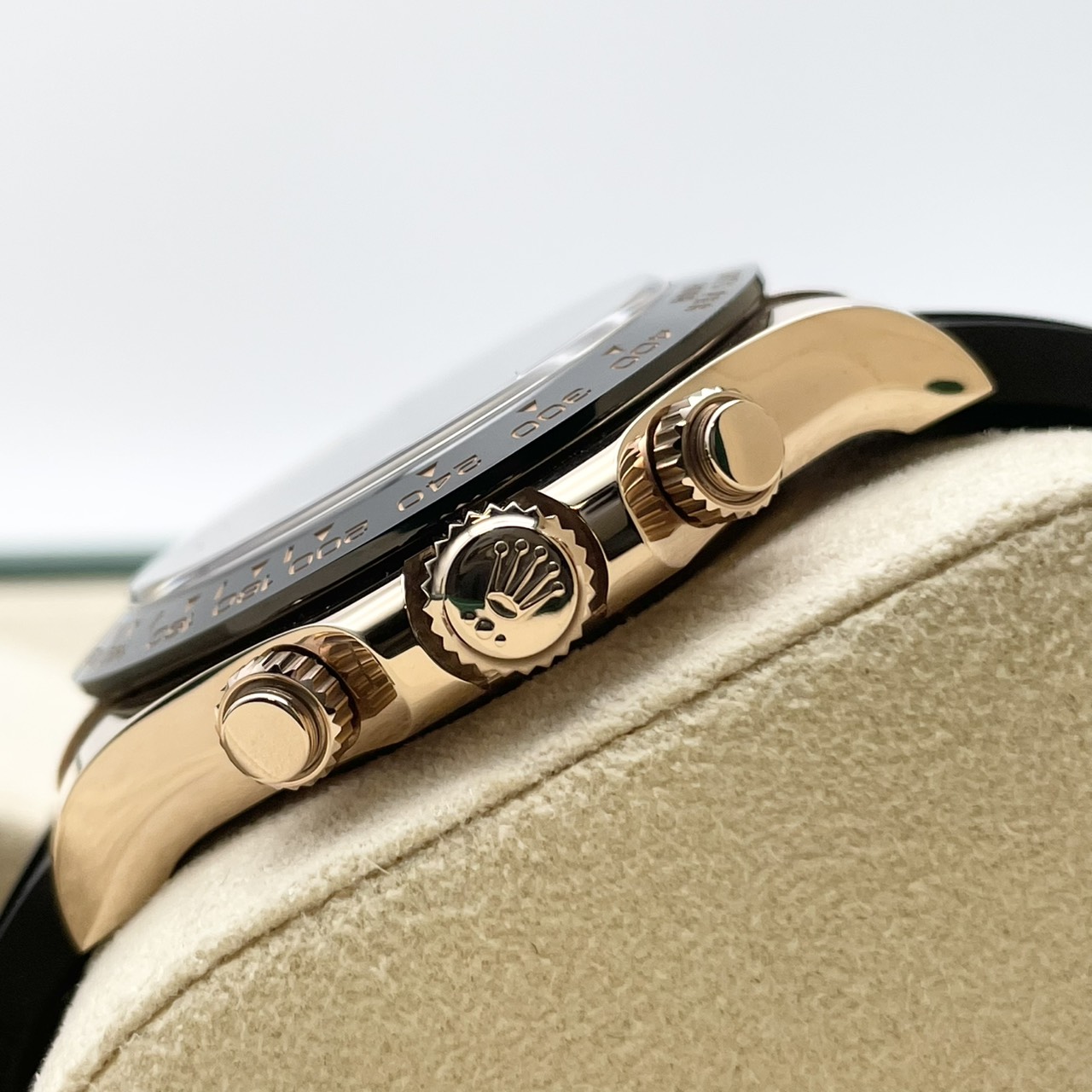 ロレックス デイトナ 116515LN  ブラックラバーベルト チョコレート＆ブラック 40mm