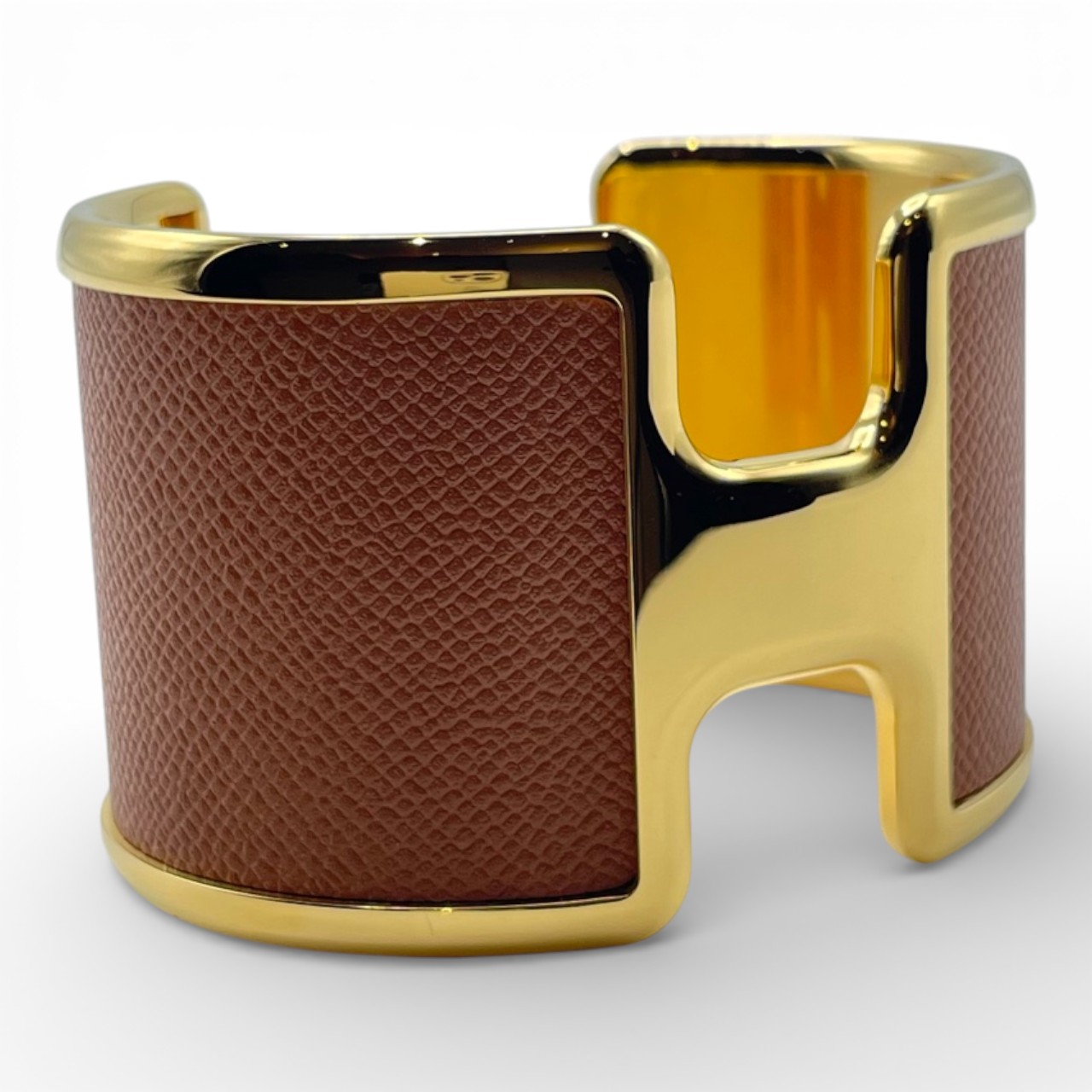 エルメス オランプ バングル T2 ゴールド ヴォーマダム