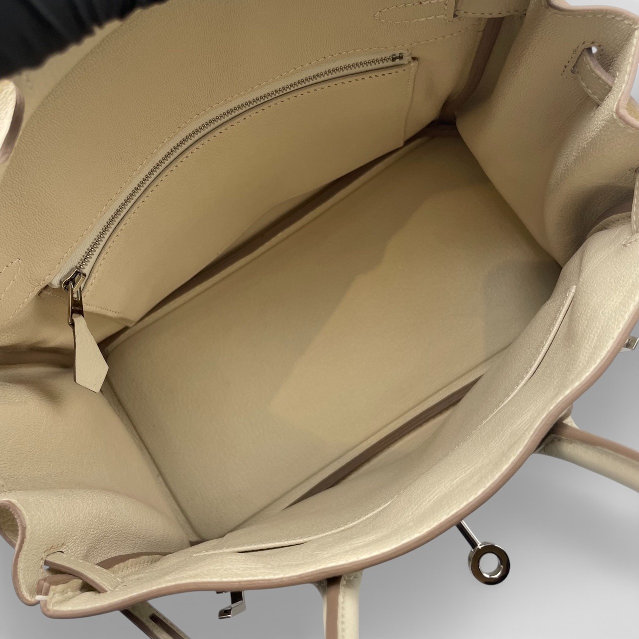 エルメス バーキン 25 クレ トゴ シルバー金具 C刻印