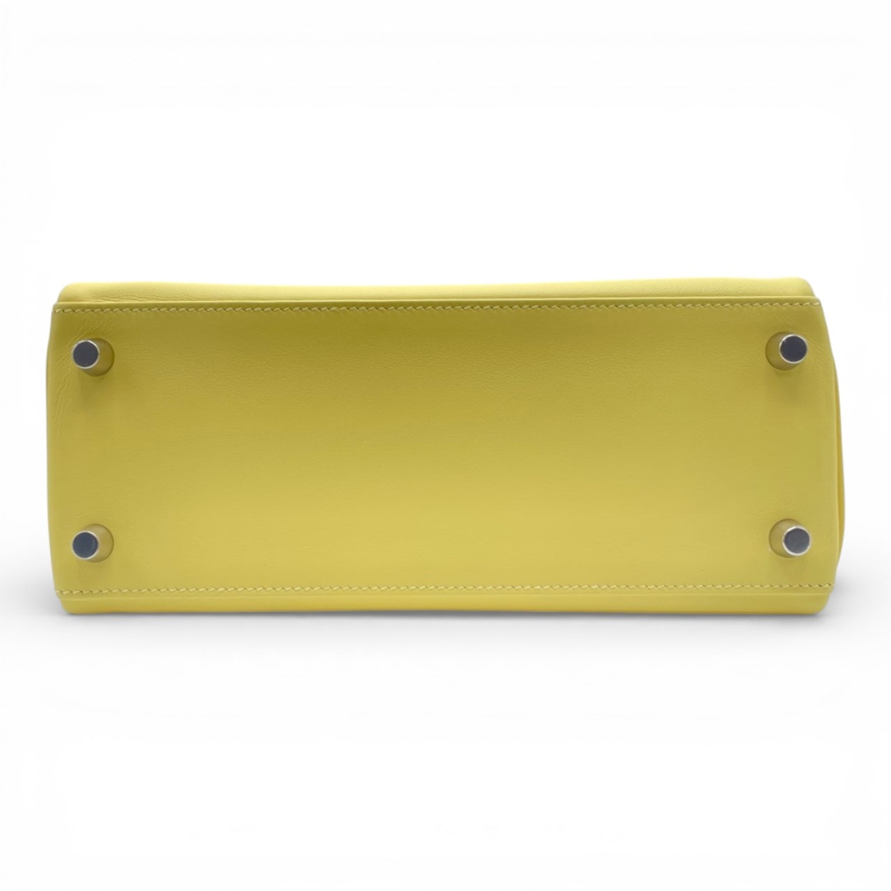 エルメス ケリー 25 ジョーヌプッサン スイフト シルバー金具 Z刻印