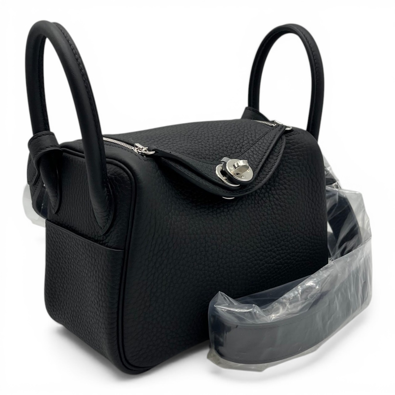 エルメス リンディミニ 20 ノワール トリヨンクレマンス シルバー金具 K刻印