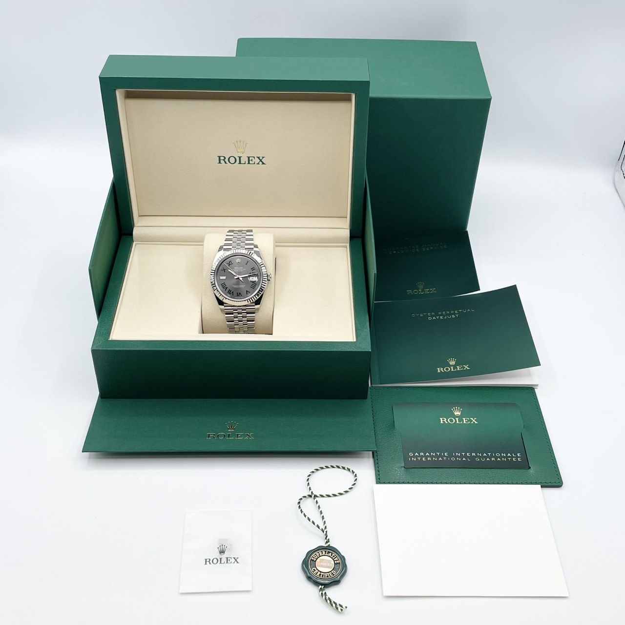 ロレックス デイトジャスト 126334 スレートローマン ジュビリーブレスレット 41mm