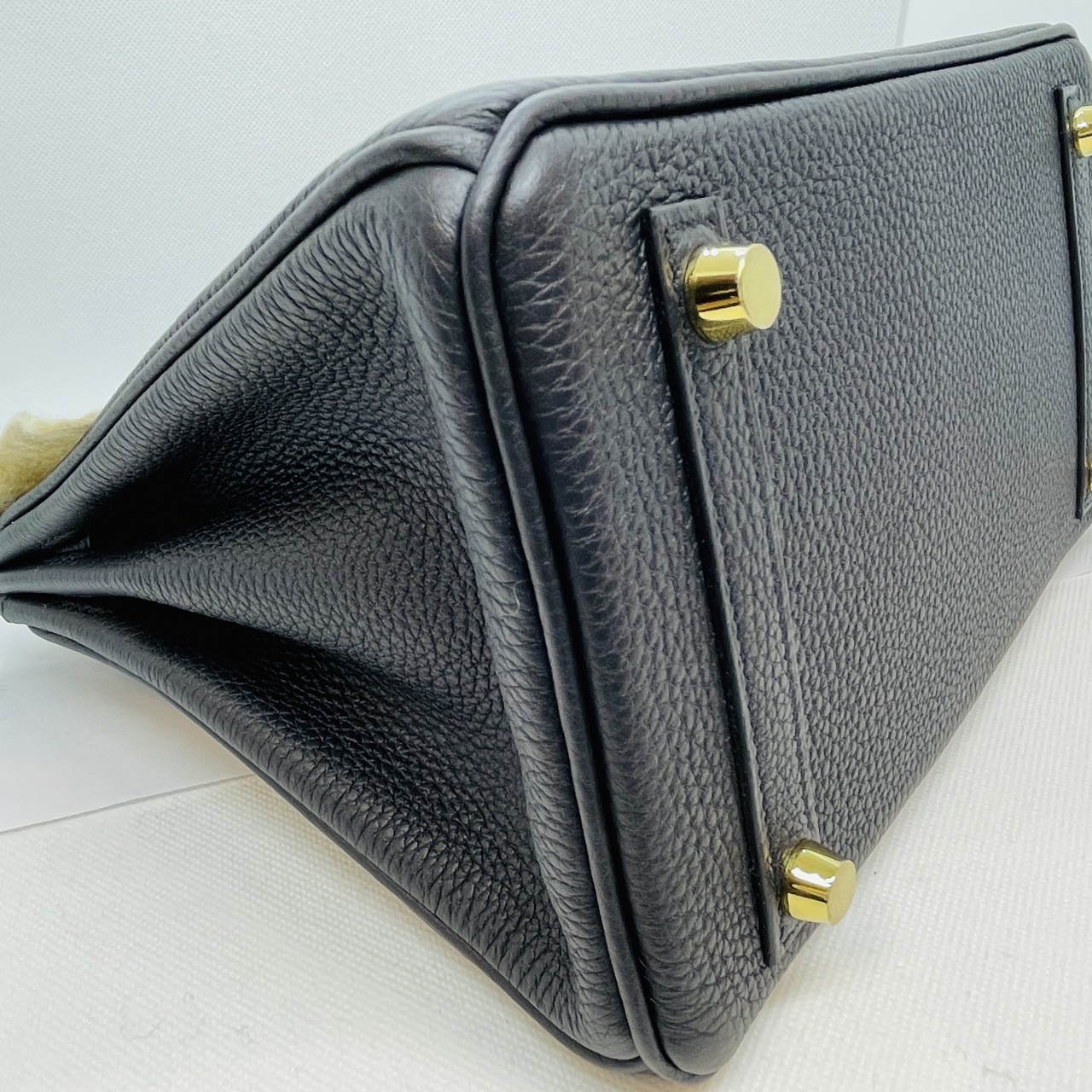 エルメス バーキン25 ブラックトゴ ゴールド金具　U刻印