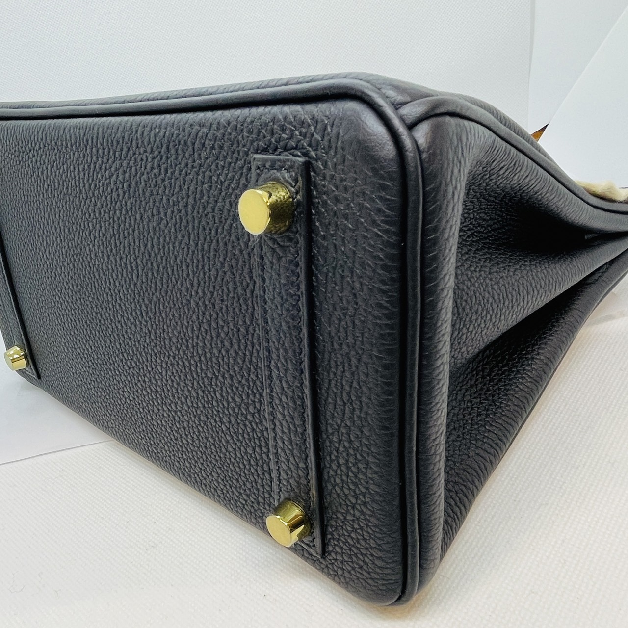 エルメス バーキン25 ブラックトゴ ゴールド金具　U刻印