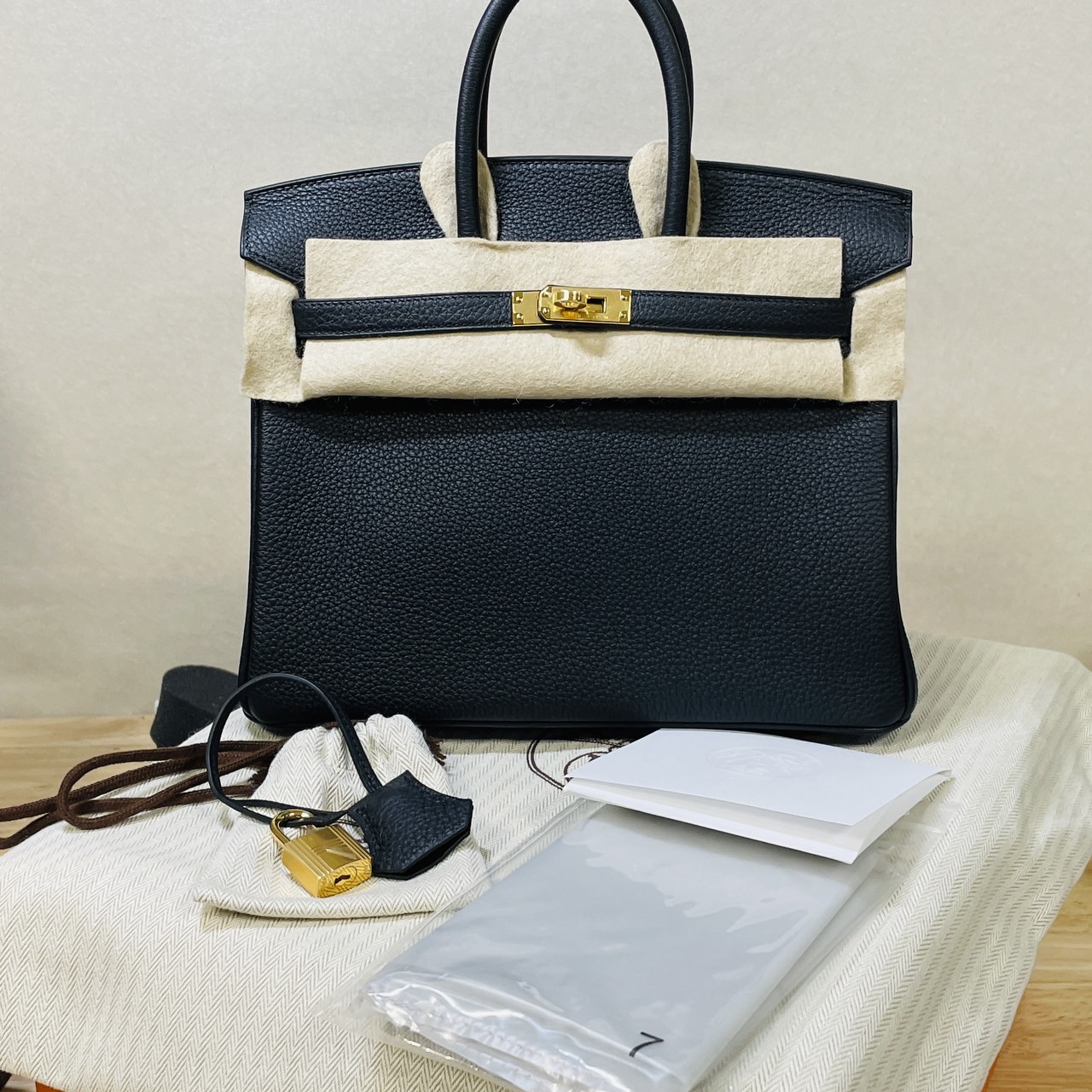 エルメス バーキン25 ブラックトゴ ゴールド金具 U刻印 | バッグ・財布  