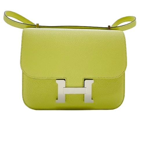 エルメス コンスタンスミニ（18） シェーブルミゾル  シルバー金具 Z刻印