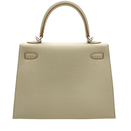 エルメス ケリー25 クレ エプソン シルバー金具 U刻印