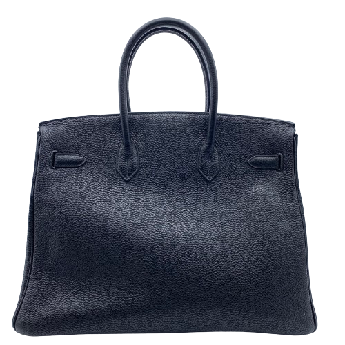 エルメス バーキン35 ノワール トゴ シルバー金具 □I刻印