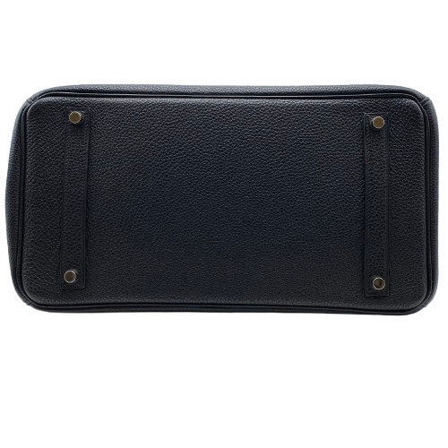 エルメス バーキン35 ノワール トゴ シルバー金具 □I刻印