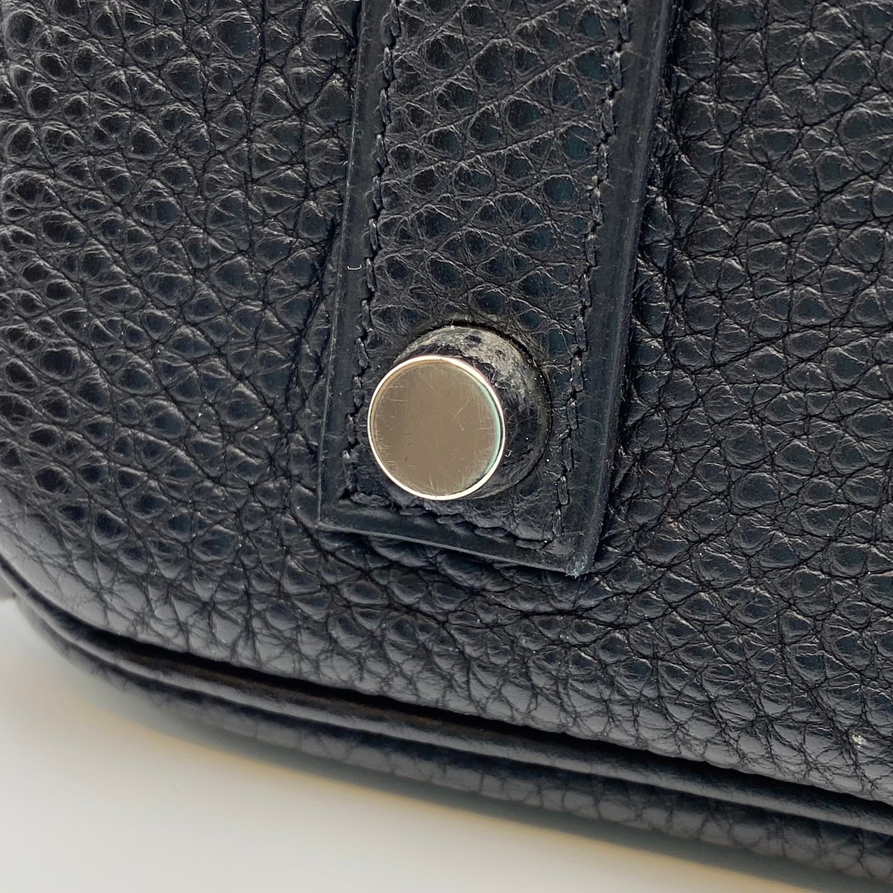 エルメス バーキン35 ノワール トゴ シルバー金具 □I刻印