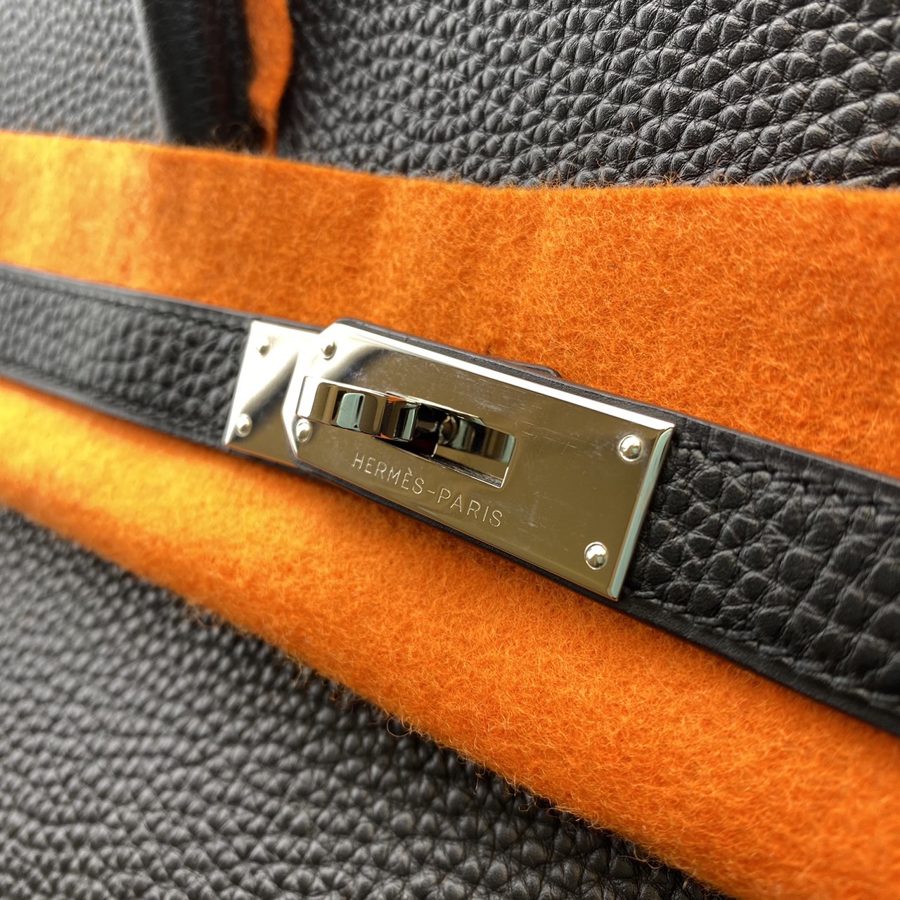 エルメス バーキン35 ノワール トゴ シルバー金具 □I刻印