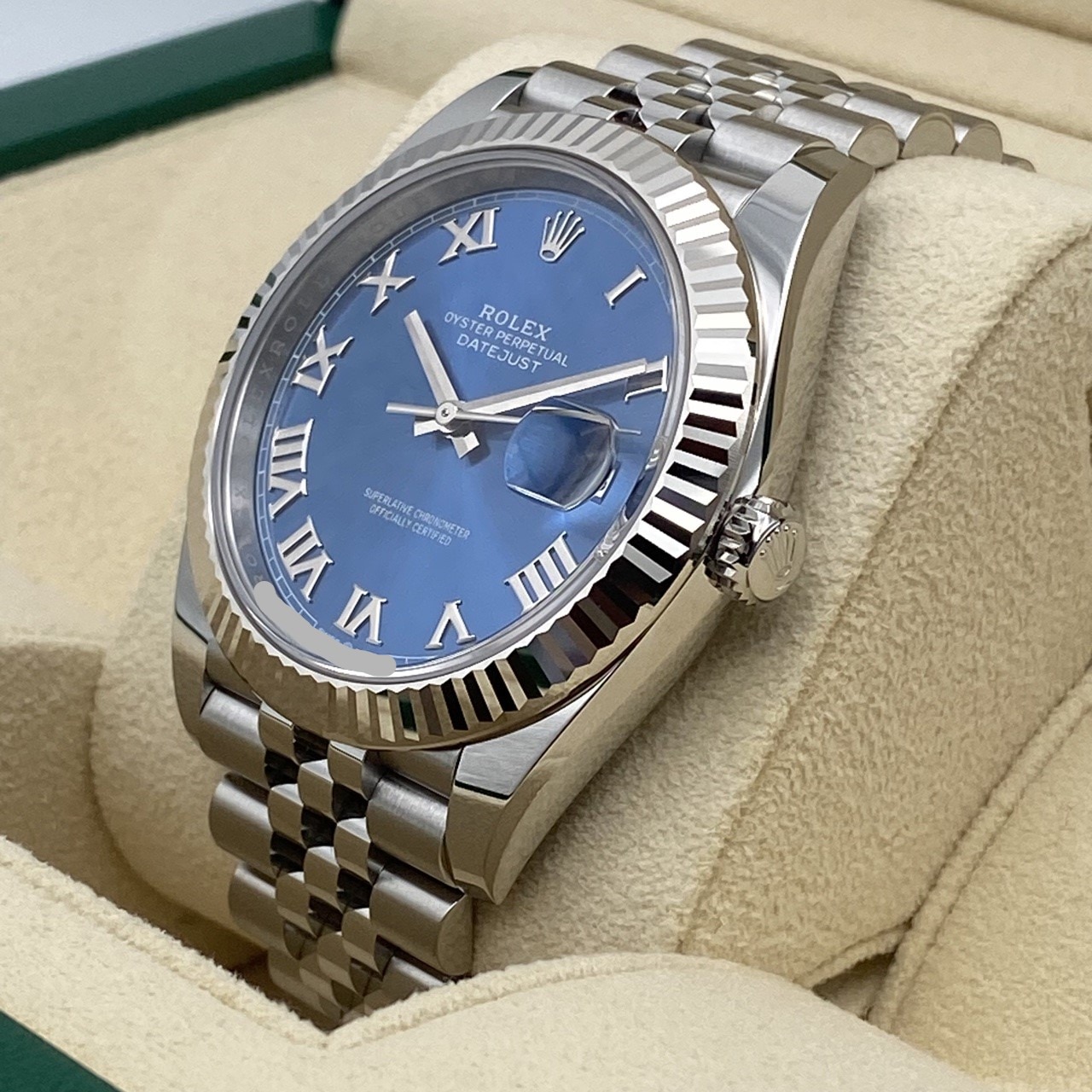 ロレックス デイトジャスト 126334 アズーロブルー ジュビリーブレス