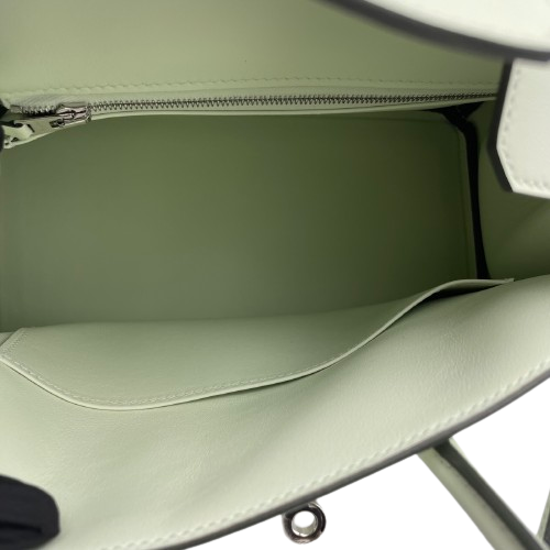 エルメス バーキン 25 ヴェールフィズ スイフト シルバー金具 W刻印