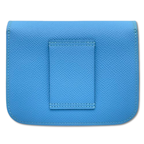 エルメス コンスタンススリム セレスト エプソン ゴールド金具 B刻印