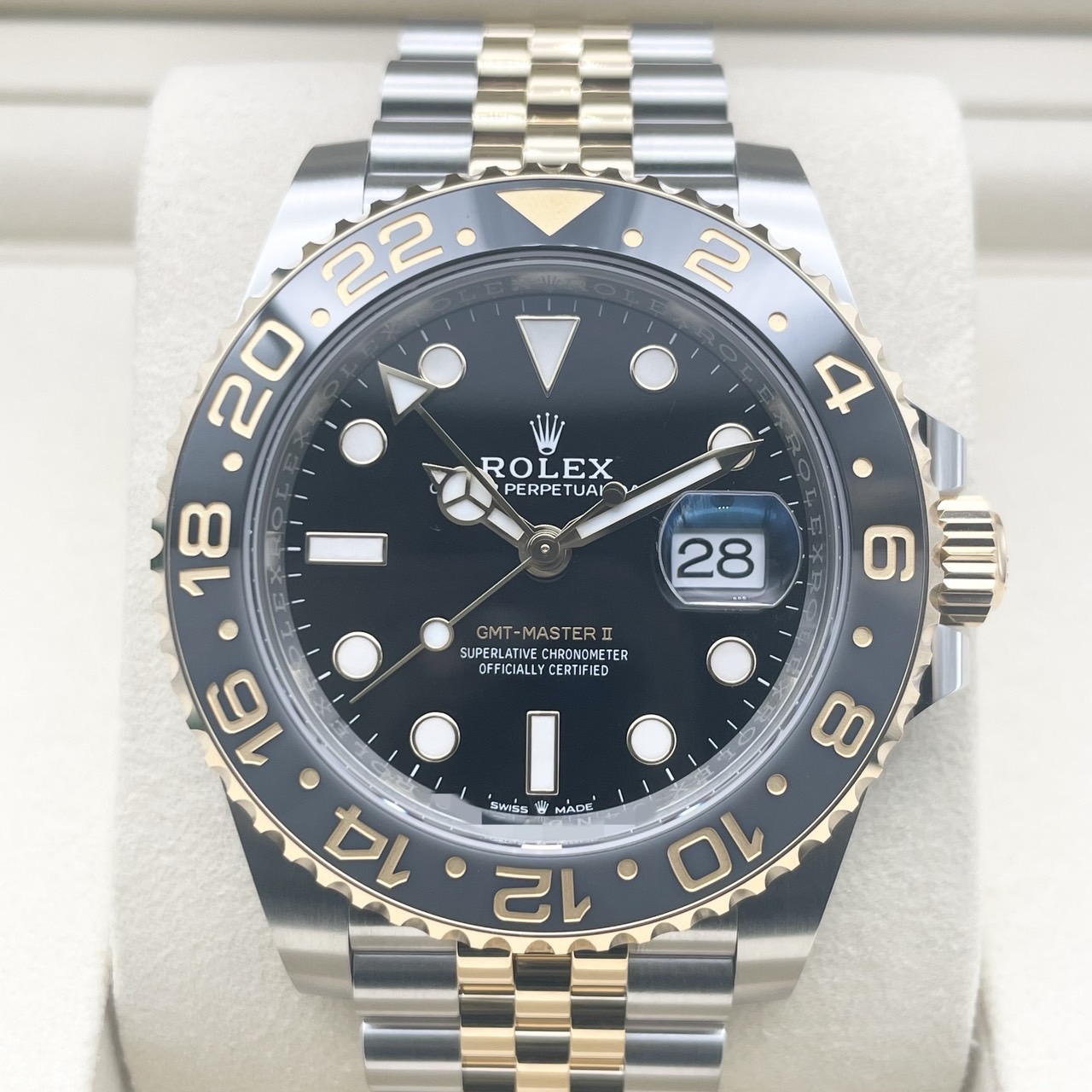 ぴ Rolex GMT-Master II 40mm 'Zombie' 18ct Yellow Gold Jubilee