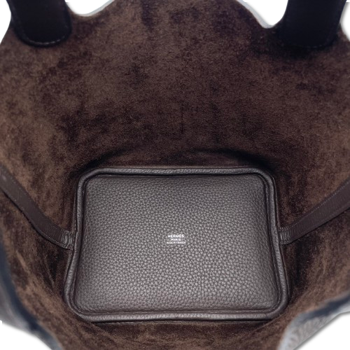 【新品未使用】HERMES ピコタンロック PMサイズ　エベンヌ　K刻印 エルメス ピコタンロック PM エベンヌ トリヨンクレマンス