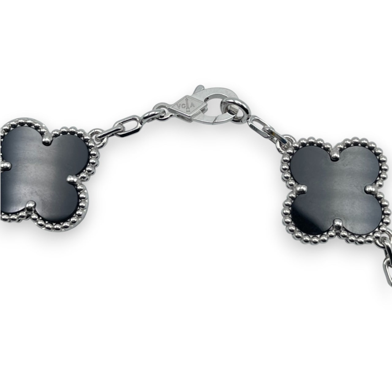 ヴァンクリーフ＆アーペル オニキス 5pブレスレット Van Cleef ヴァン