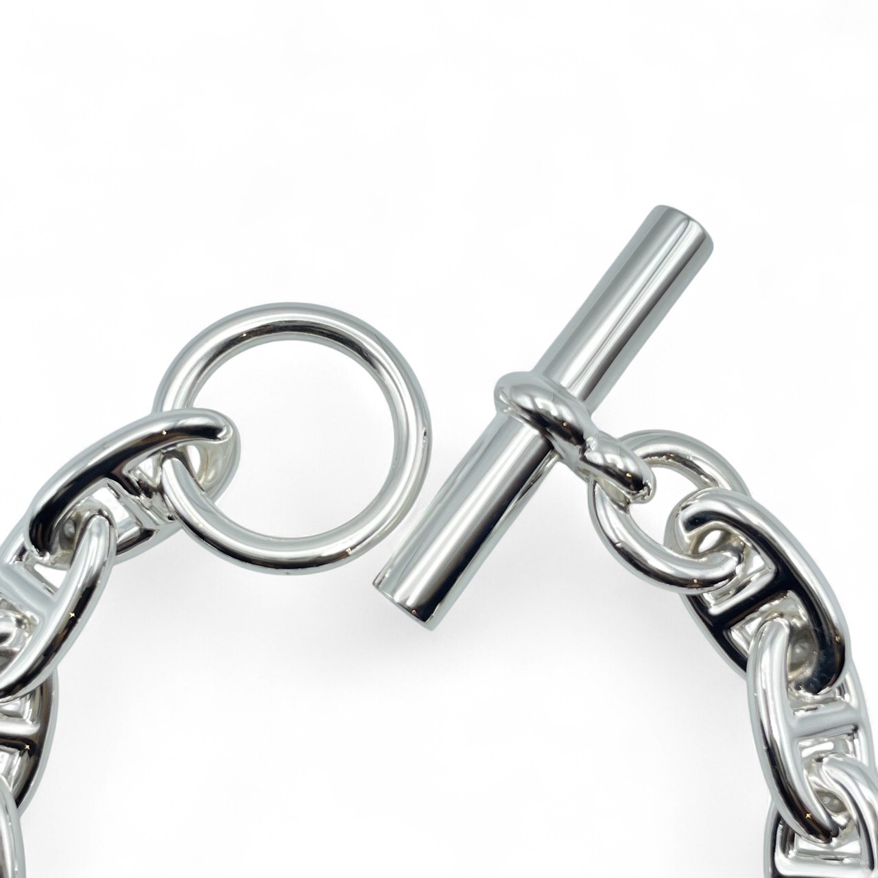 エルメス シェーヌ・ダンクル ブレスレット MM シルバー925 15コマ