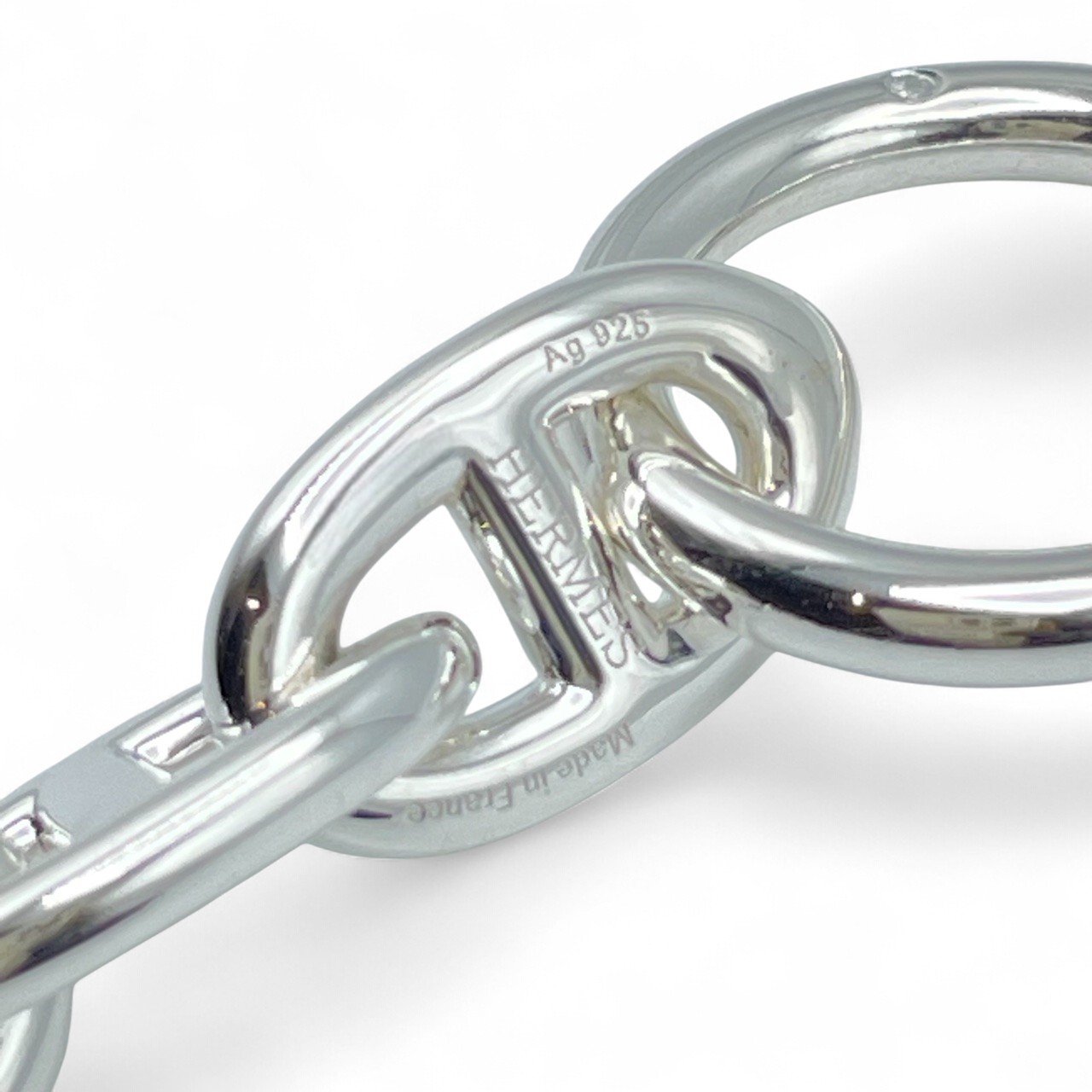 エルメス シェーヌ・ダンクル ブレスレット MM シルバー925 15コマ