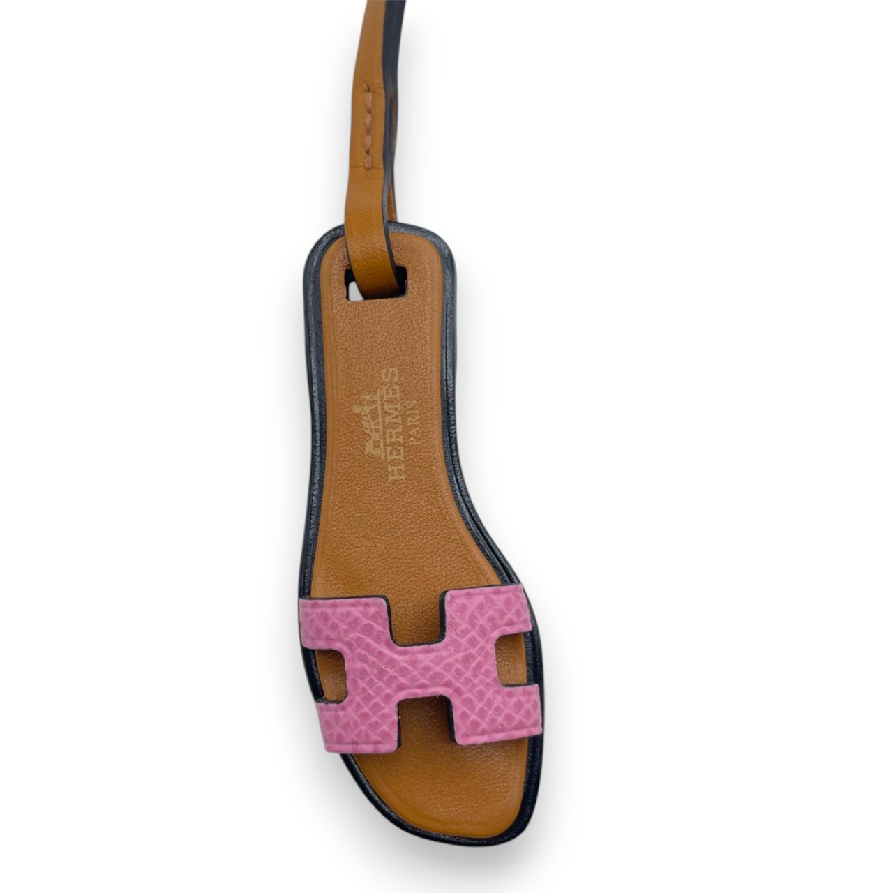 エルメス オラン ナノ チャーム ローズコンフェッティ/ナチュラル