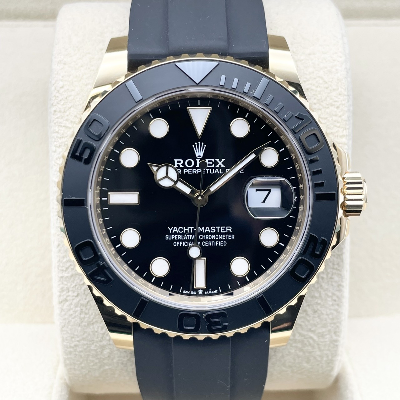 ロレックス ヨットマスター 226658 ブラック イエローゴールド 42mm