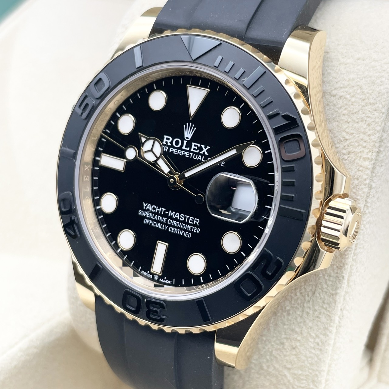 ロレックス ヨットマスター 226658 ブラック イエローゴールド 42mm