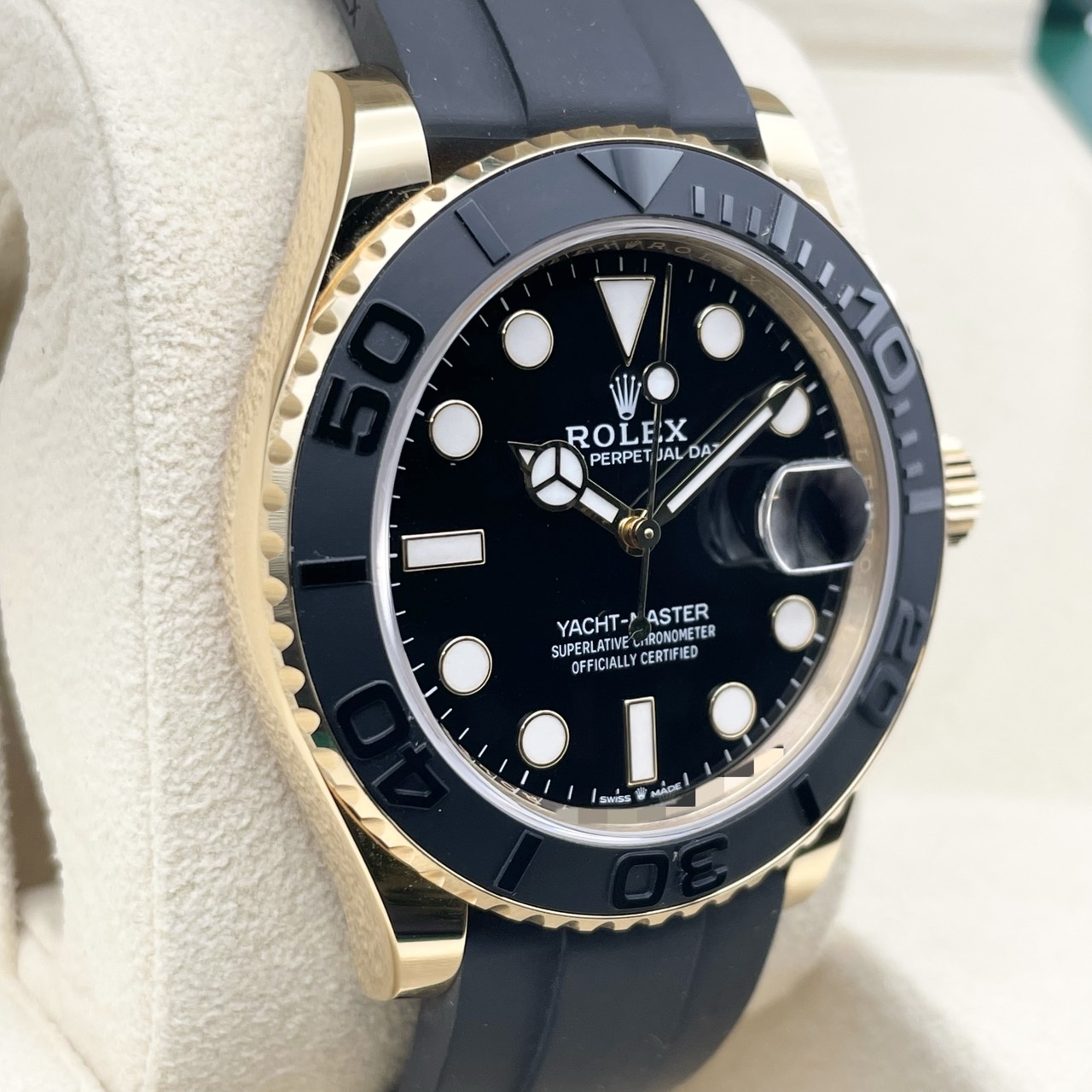 ロレックス ヨットマスター 226658 ブラック イエローゴールド 42mm