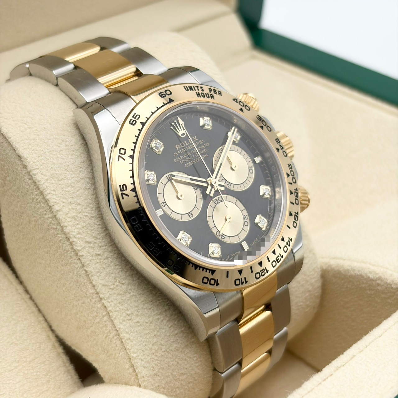 ロレックス デイトナ 126503G ブライトブラック＆ゴールデン 8Pダイヤ 40mm