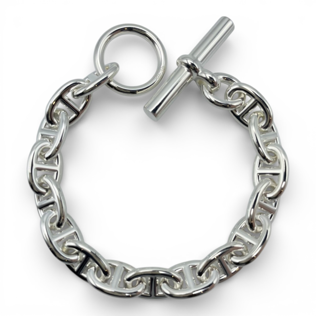 エルメス シェーヌ・ダンクル ブレスレット PM シルバー925 16コマ