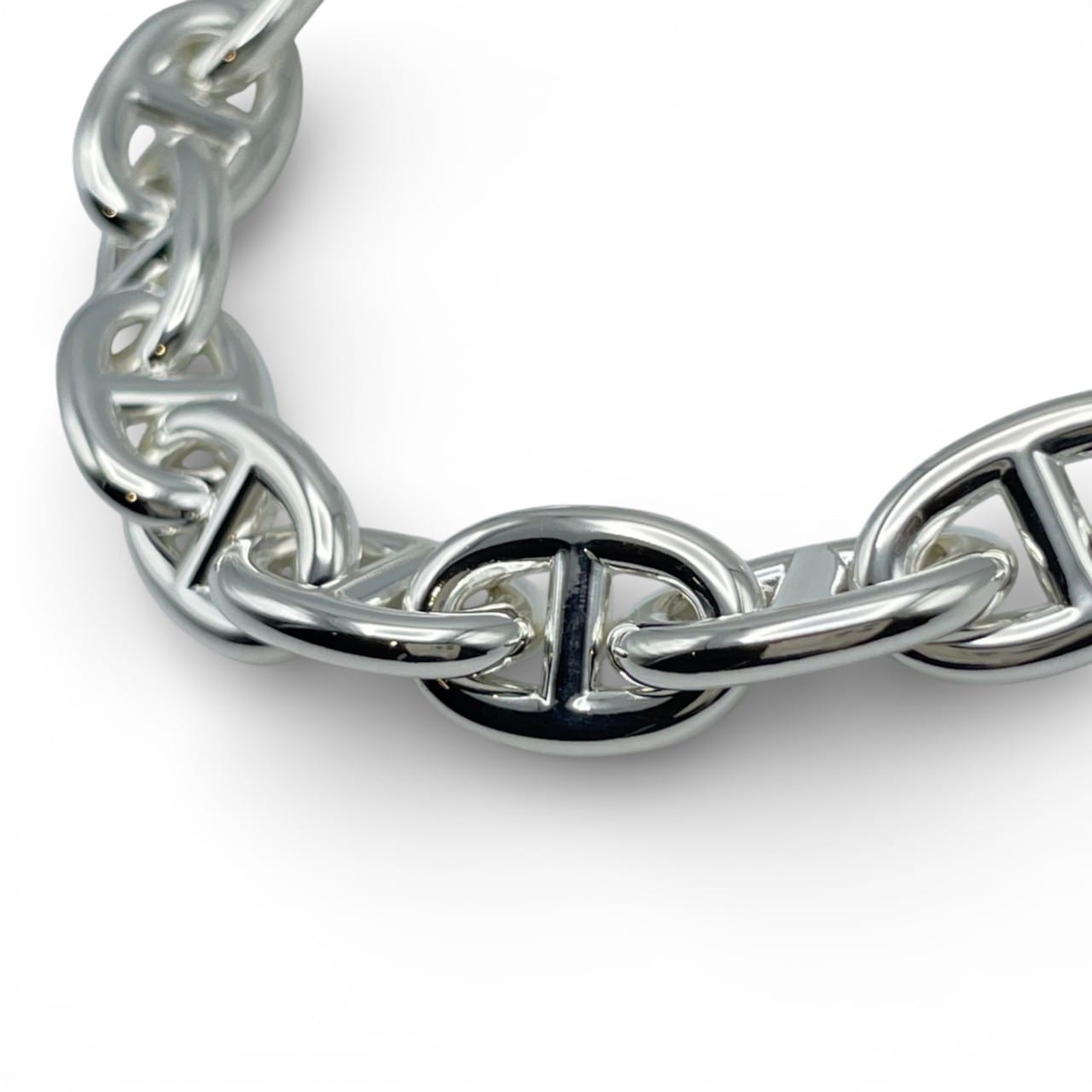 エルメス シェーヌ・ダンクル ブレスレット PM シルバー925 16コマ