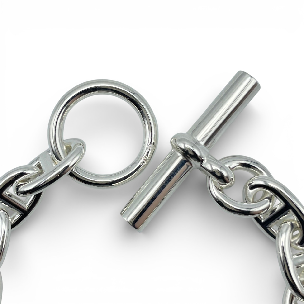 エルメス シェーヌ・ダンクル ブレスレット PM シルバー925 16コマ