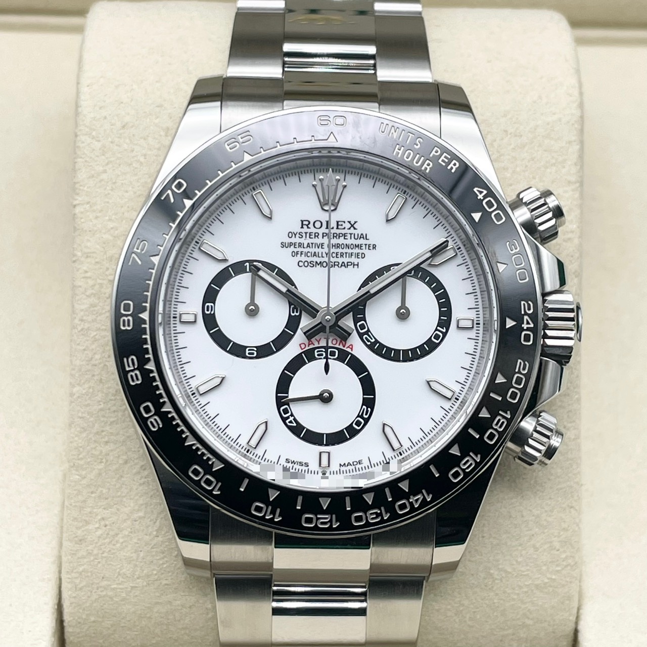 【保証書日付2025年12月】 ロレックス デイトナ 126500LN ホワイト ステンレススチール 40mm