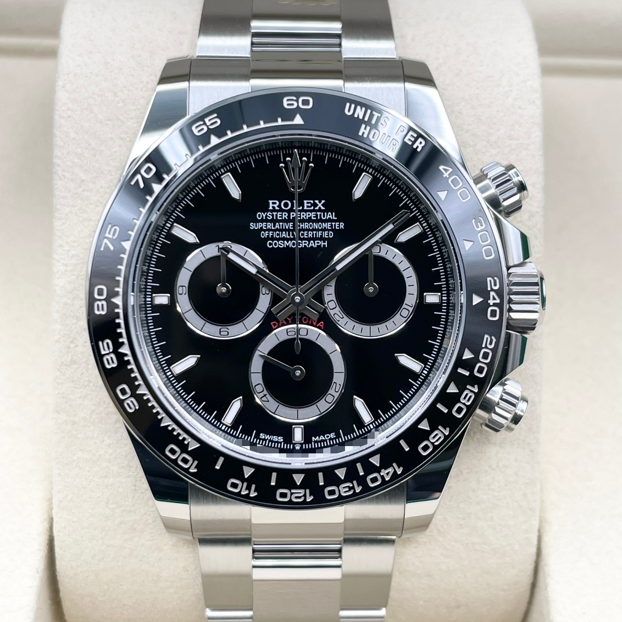 ロレックス デイトナ 126500LN ステンレススチール オイスターブレス ブラック 40mm