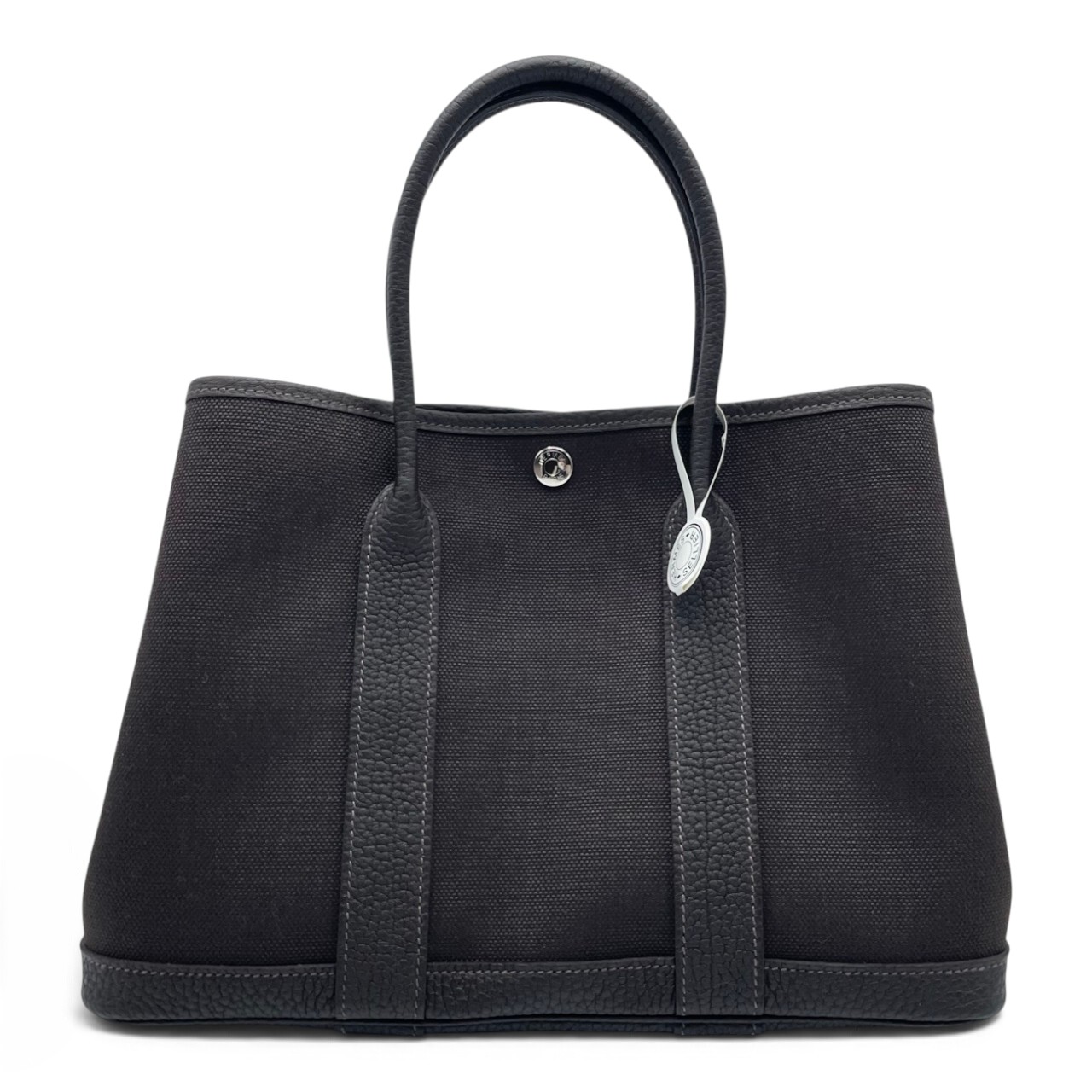 エルメス ガーデンパーティ TPM べブラン トワルアッシュ/ネゴンダ シルバー金具 G刻印