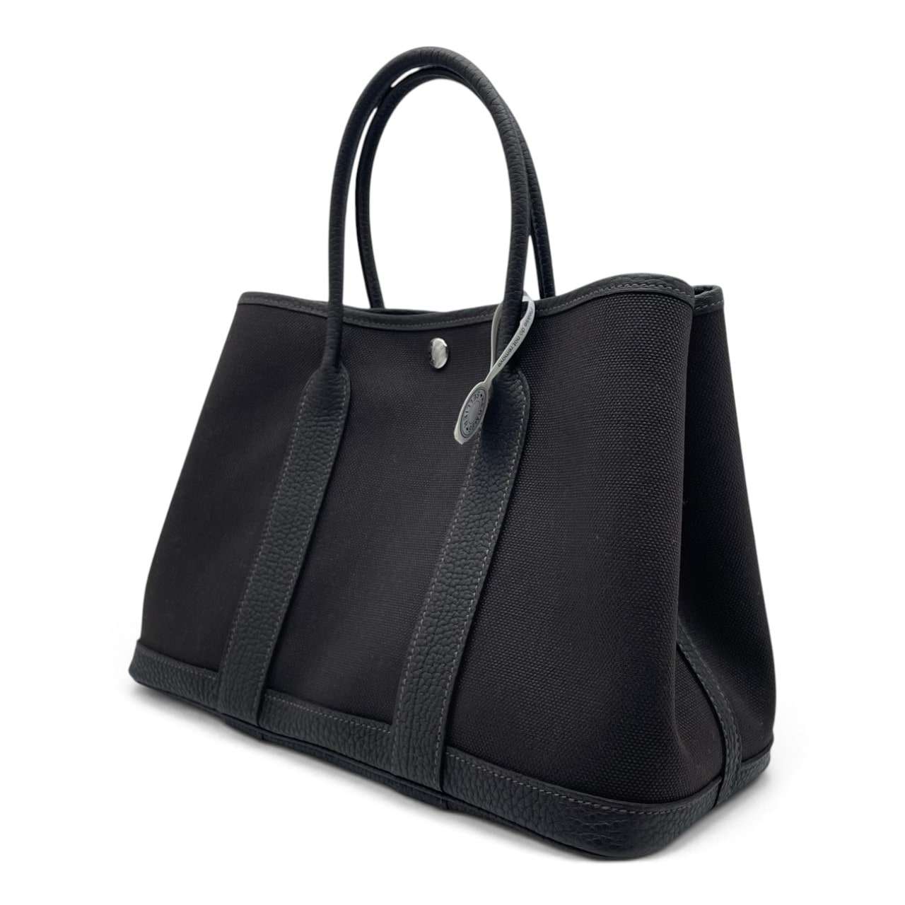 エルメス ガーデンパーティ TPM べブラン トワルアッシュ/ネゴンダ シルバー金具 G刻印